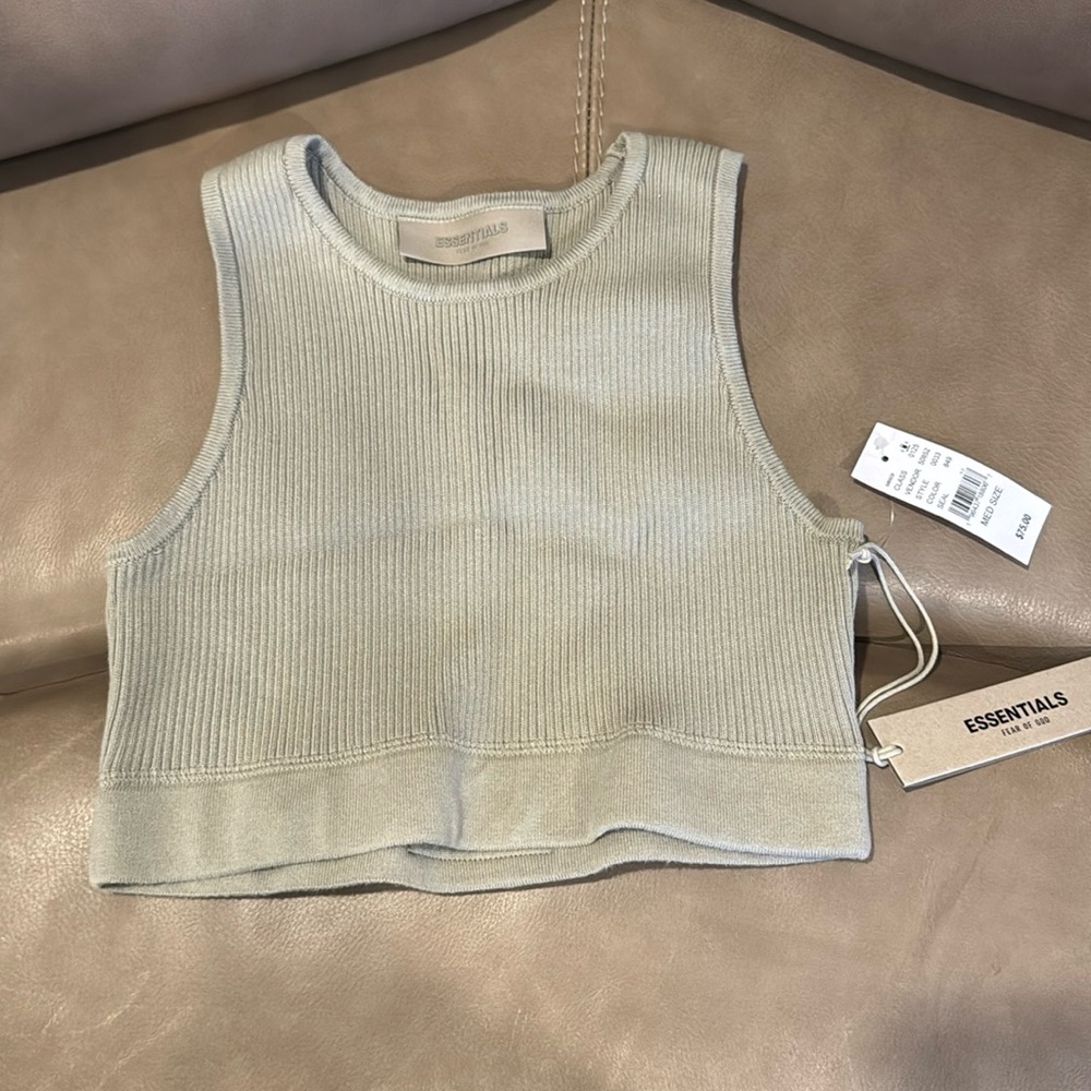 Essentials fear of God cropped tank